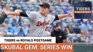 TIGERS POSTCAST: SERIES WIN! Detroit Tigers BLANK Kansas City Royals, Tarik Skubal Tosses 7 Scoreless