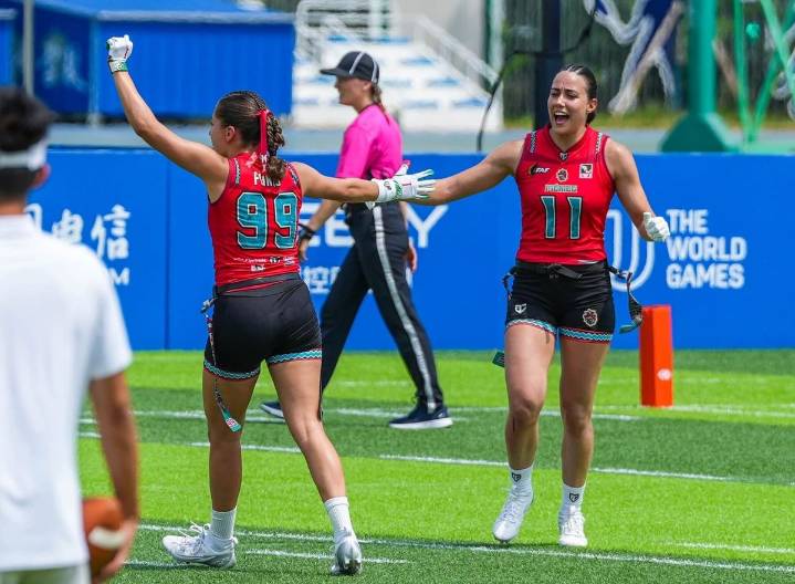 Mexicanas en flag football suman segundo triunfo en Juegos Mundiales 2025