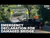 Ferguson declares emergency over severely damaged White River Bridge