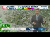 Weather Impact Forecast at 9 pm