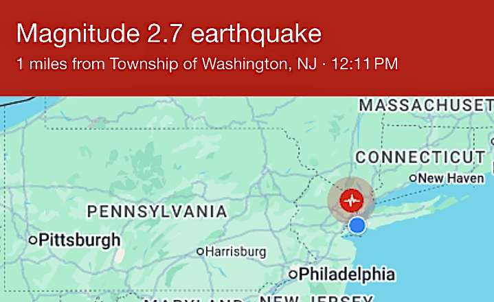 Second earthquake rattles NJ, felt as far away as Brooklyn