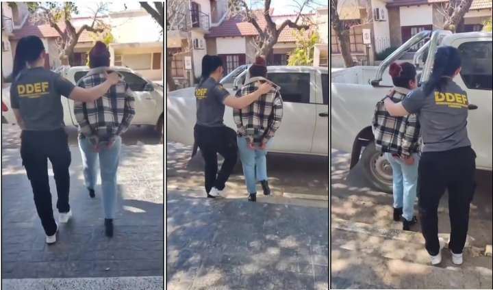 Así trasladaron a Chaco a “La Pistolera” Machado, colaboradora de Marcela Acuña
