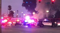 5 hurt in multi-car crash following pursuit in Rancho Park