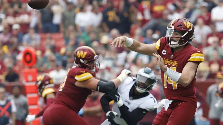 Eagles trade for Vikings QB Sam Howell; what it means for Tanner McKee