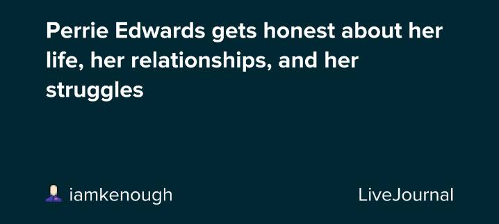 Perrie Edwards gets honest about her life, her relationships, and her struggles : ohnotheydidnt