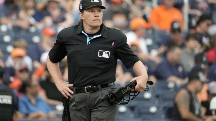 MLB's first female umpire to debut. Here are other women broke officiating barriers