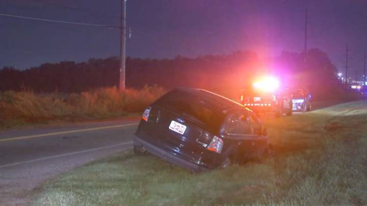 Pine reopened after crash, woman in critical condition