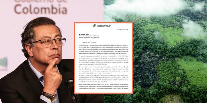 La carta con la que parlamentarios de seis países le piden a Petro que se comprometa con la Amazonía y detenga los proyectos petroleros