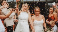 In Britain, same-sex marriages are more common for women than men
