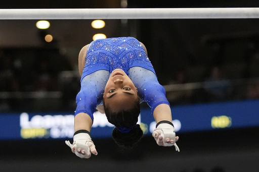 De aprendiz a líder: Hezly Rivera se corona campeona nacional de gimnasia en EEUU