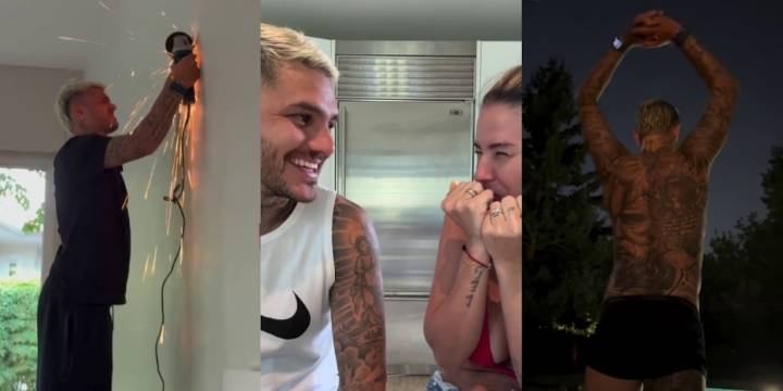 La China Suárez compartió la intimidad de Mauro Icardi en su nuevo hogar: “Hombre que resuelve”