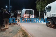 Dos mujeres y un bebé heridos tras chocar contra un camión estacionado