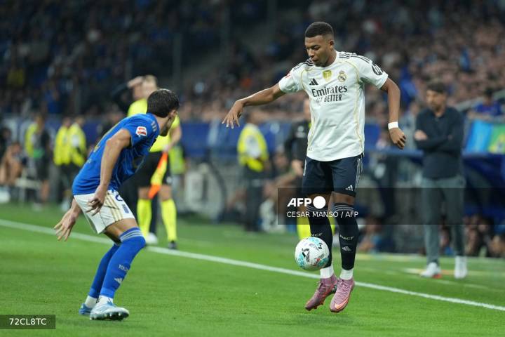 Mbappé guía al Real Madrid en el triunfo ante Oviedo