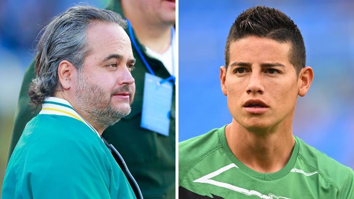 Presidente de Club León se harta de rumores: decisión final sobre el futuro de James Rodríguez