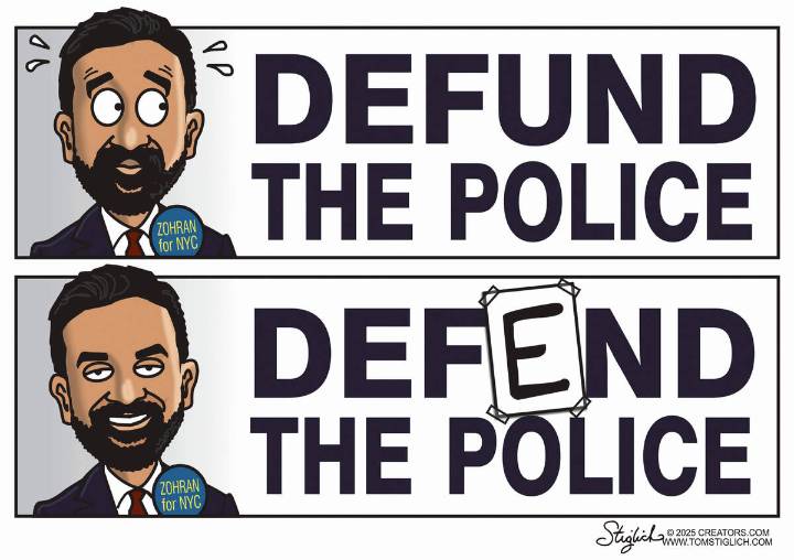 CARTOONS: Mamdani hopes voters fall for this