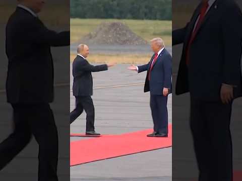 Trump and Putin Shake Hands in Alaska Ahead of Summit
