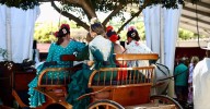 El ambiente festivo en el Real de la Feria de Málaga de este miércoles, en imágenes