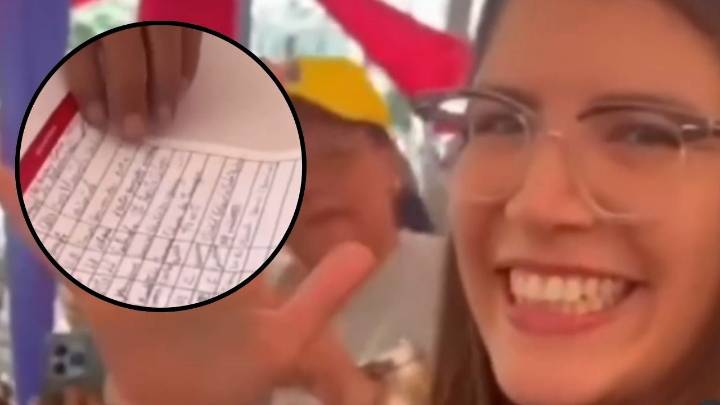"Que viva la patria": registran el momento en que Rosinés, hija menor de Hugo Chávez, se enlista en la milicia de Venezuela