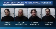 Four people sentenced in armed robbery case