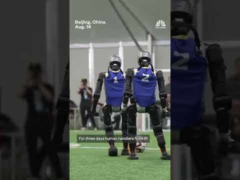 First-ever World Humanoid Robot Games in China