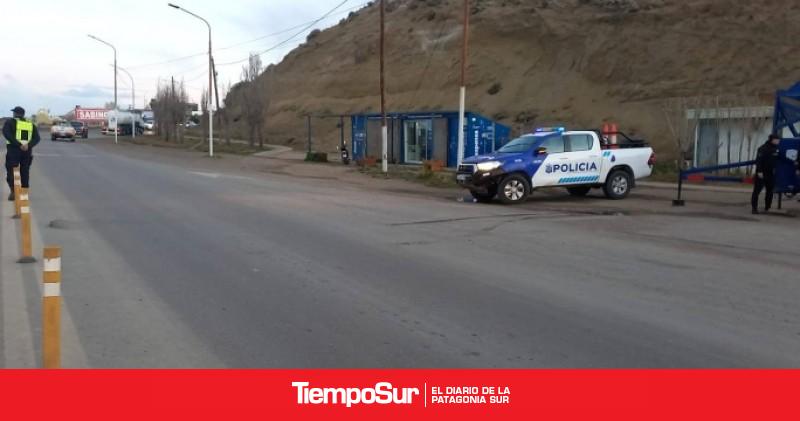Actas Controles preventivos en el acceso norte de Caleta Olivia