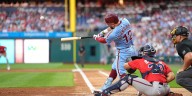 Phillies’ Kyle Schwarber crushes third home run during Braves demolition