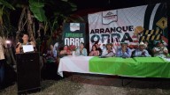 Celebra Amatitla Tamán el arranque de la pavimentación de una calle por parte del presidente municipal