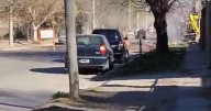 Pérdida de gas en una calle de Neuquén por un caño roto