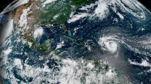 Tracking Hurricane Erin and disturbance in the Gulf