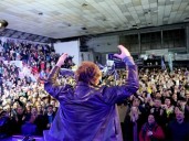 Sin escatimar agravios Milei inició la campaña electoral en PBA