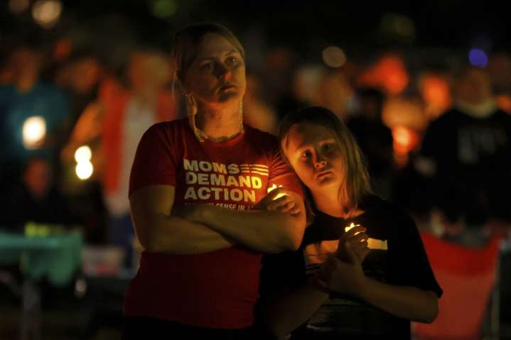 Minneapolis Catholic schoolchildren listened to a prayer, then ducked for cover from gunfire