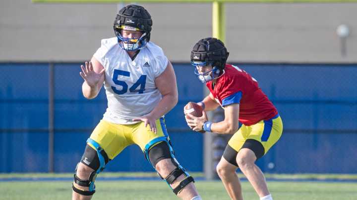 Delaware offensive lineman Fintan Brose embraces move to FBS, CUSA