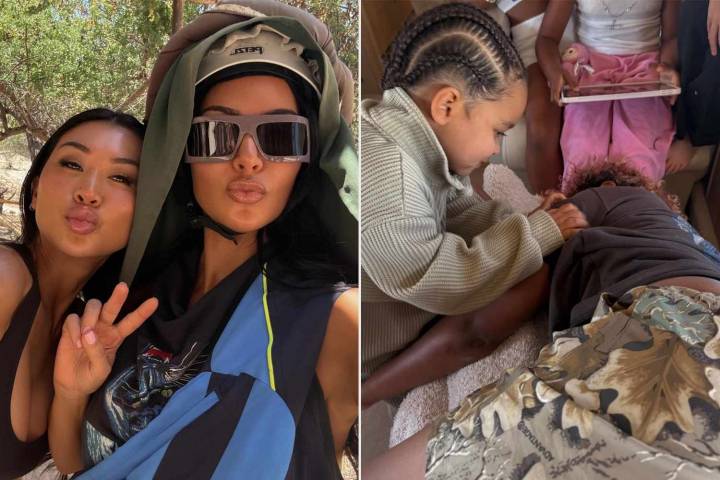Kim Kardashian Shares Sweet Photos with Her and Sister Khloé's Kids on Family Vacation to Cabo
