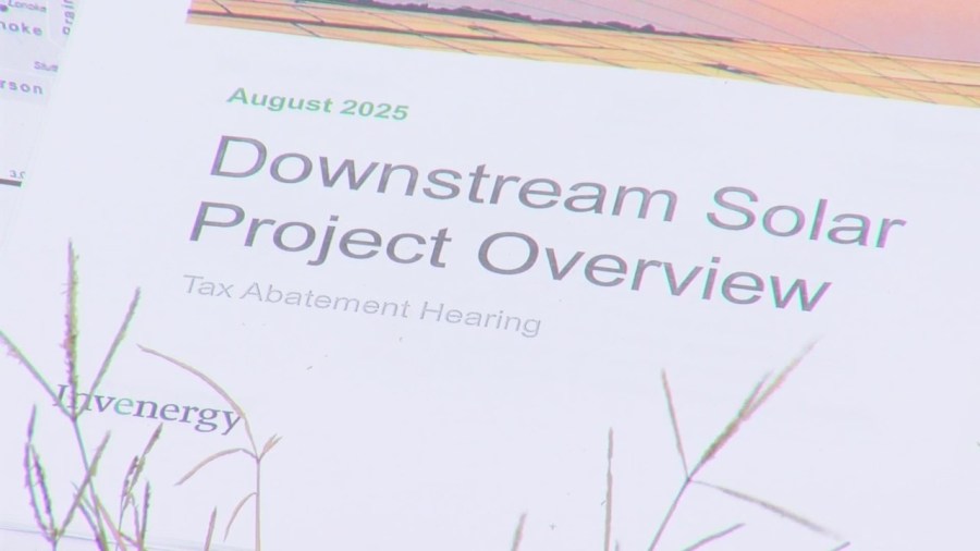 Keo mayor raises concerns over $600 million solar project as county approves tax deal