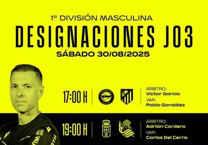 Dos árbitros asistentes asturianos para el Real Oviedo-Real Sociedad de este sábado