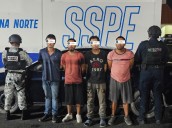 Detiene SSPE a cuatro personas en posesión de armas y narcóticos
