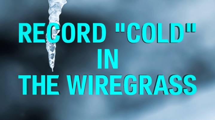Record-breaking "cold" felt across The Wiregrass Thursday morning