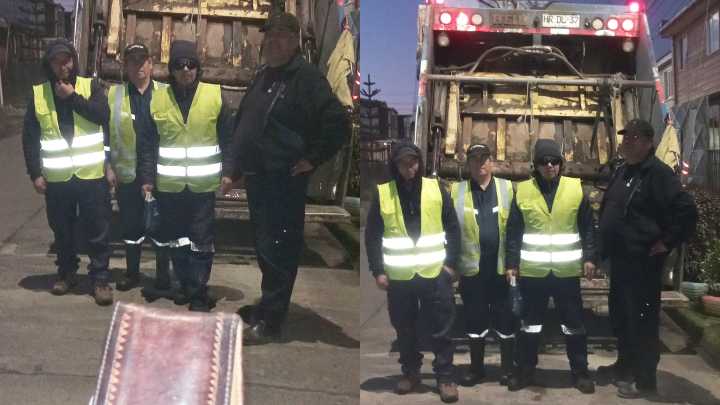 "Un ejemplo a seguir": Recolectores hallan y devuelven billetera intacta en Puerto Montt