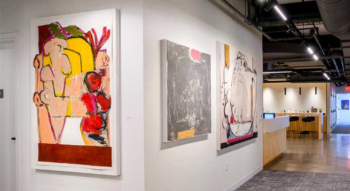 Ruth Mordecai exhibit and Paul Dietrich Gallery await discovery inside a Harvard hotel complex
