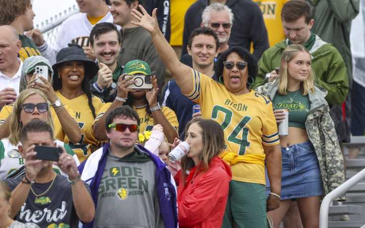 Photos: Scenes from Bison football game at history