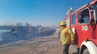 Temor en Añatuya por un incendio cerca de una papelera sobre Ruta 92