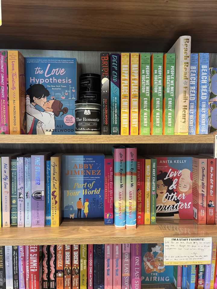 Local Bookstores Love to Celebrate Romance
