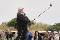 Squashing speculation, Trump spotted golfing at Virginia club