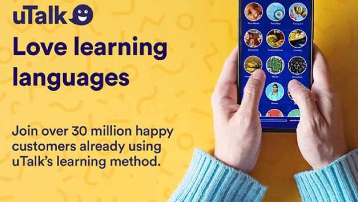 Learn 150 languages with a lifetime subscription to uTalk for just $99.97