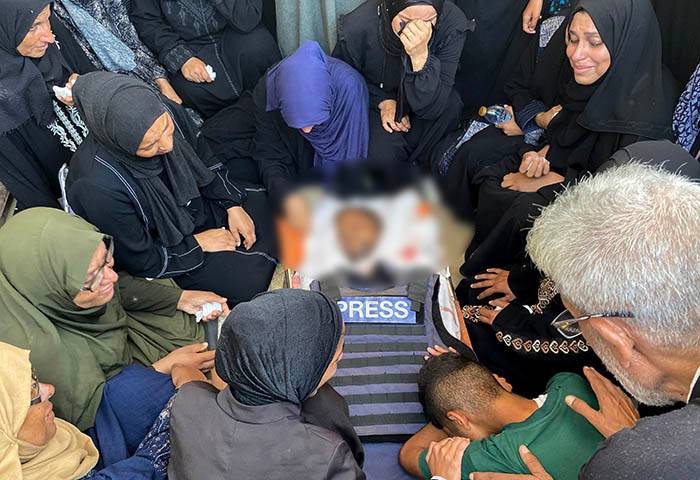 Mueren cuatro periodistas, tras un ataque israelí al hospital Nasser en Gaza