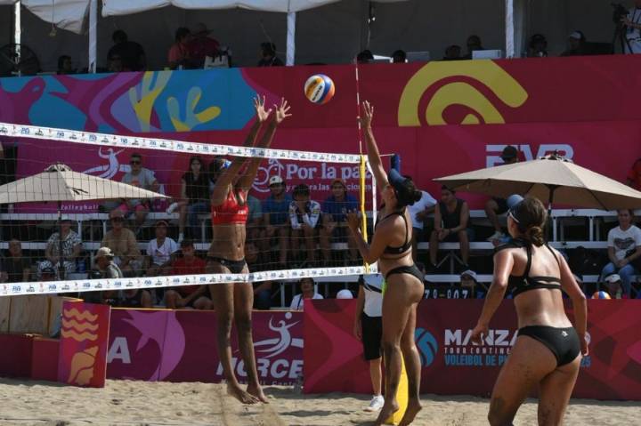 Gran ambiente al iniciar el Norceca Beach Volleyball Continental Tour Manzanillo 2025