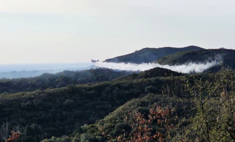 Contienen el incendio en la zona de Pasos Malos