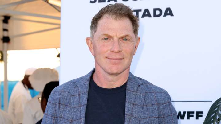How Bobby Flay Stops Food From Sticking To The Grill