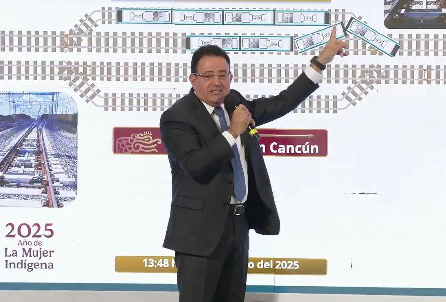 Explican causas del descarrilamiento del Tren Maya en estación Izamal