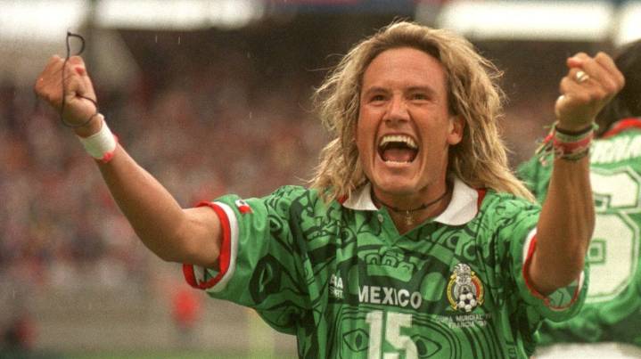 México usaría una playera muy parecida a la del  Mundial de Francia 1998